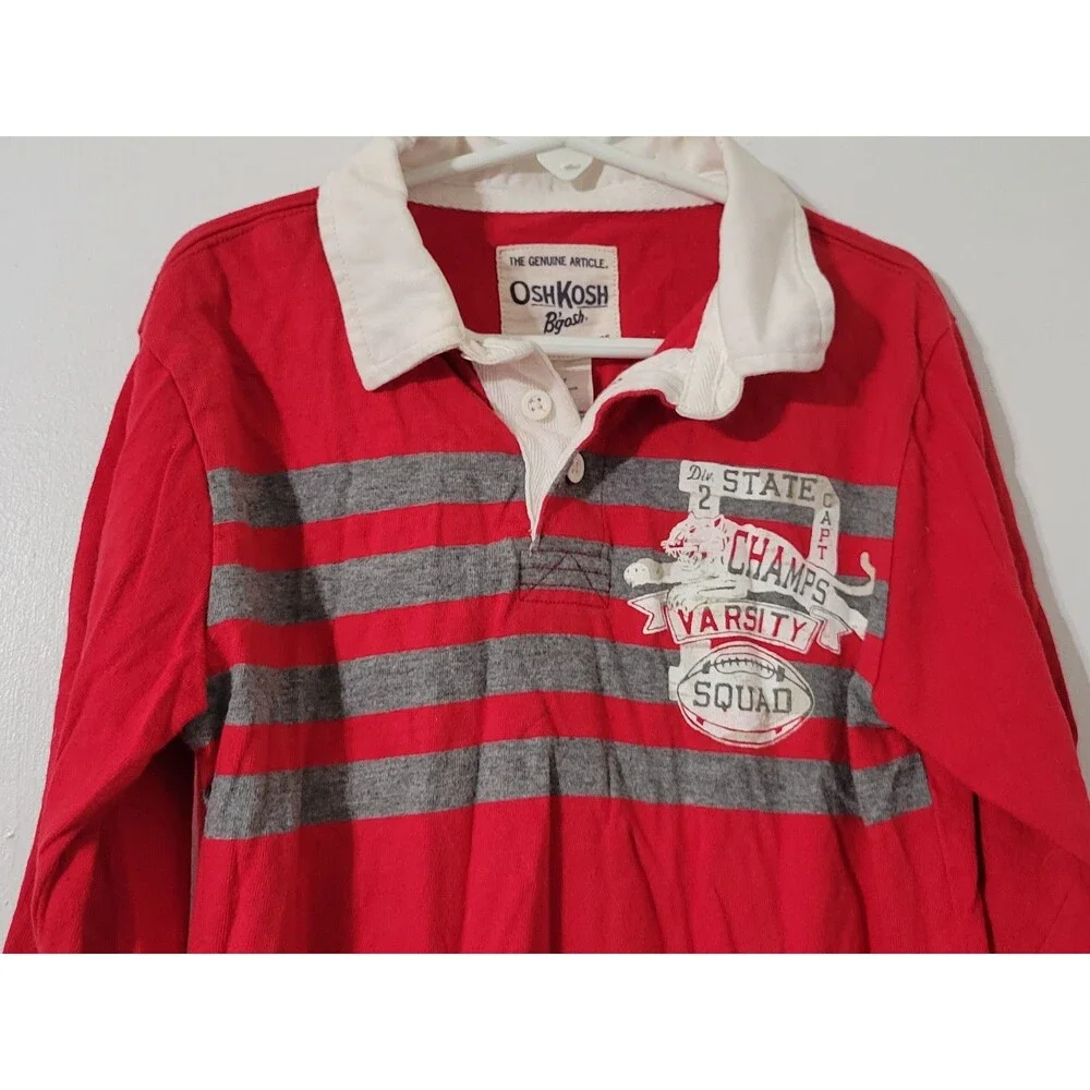 OshKosh B'gosh long sleeve polo size 7